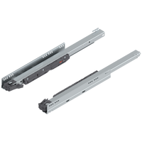 Prowadnica korpusu LEGRABOX Zint. BLUMOTION / odpowiedni do TOB / odpowiedni do SERVO-DRIVE, pełny wysuw, 40 kg, dł.=550 mm, lewa/prawa