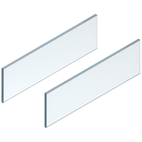 LEGRABOX element dekoracyjny - bok, wysokość C (138 mm), dł.=550 mm, Szkło, 2 szt. w kpl. , do LEGRABOX free