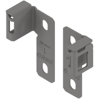 MERIVOBOX uchwyt relingu (tylny), uniwersalnie mocowany, nieregulowany reling, na wkręty, prawy+lewy