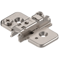 CLIP prowadnik, krzyżakowy, 3 mm, Stal, na wkręty do płyty wiórowej, RW: mimośród