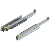MOVENTO z TIP-ON, pełny wysuw, prowadnica, 40 kg, dł.=500 mm, wymaga sprzęgła, lewa/prawa