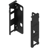 Uchwyt drewnianej ścianki tylnej LEGRABOX, wys. M (106 mm), prawy+lewy