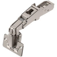 CLIP top zawias z szerokim kątem otw. 170°，Drzwi nakładane, bez sprężyny, puszka: na wkręty