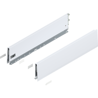 Bok MERIVOBOX, wysokość K (129 mm), dł.=550 mm, lewy/prawy
