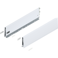 Bok MERIVOBOX, wysokość K (129 mm), dł.=500 mm, lewy/prawy