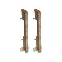 Łącznik listwy do listwy przypodłogowej MASTERLINE 13x80mm 1kpl=2szt Cezar Irlandia Matowe