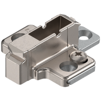 CLIP prowadnik, krzyżakowy, 9 mm, Cynk, na wkręty do płyty wiórowej