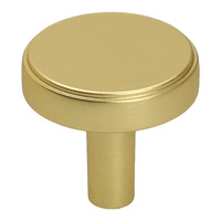 Gałka GU18, złoty szczotkowany, GAMET