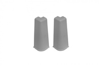 Narożnik zewn. do listwy przypodłogowej Hi Line 23,4x75mm 1kpl=2szt Cezar Szary Matowe