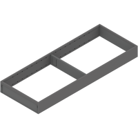 AMBIA-LINE  ramki do szuflady standardowej, do LEGRABOX/MERIVOBOX, stal, dł.=550 mm, szerokość=200 mm