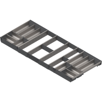 ORGA-LINE wkład z pojemnikami (całkowite wypełnienie), do szuflady standardowej TANDEMBOX, dł. NL=500 mm, szer. korpusu KB=1200 mm