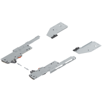 zestaw (Jednostka TIP-ON BLUMOTION + Zabierak + Adapter), do LEGRABOX, Typ L1, dł. NL=350-600 mm, Całkowita waga szuflady=0-20 kg, prawy+lewy
