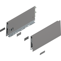 Bok MERIVOBOX, wysokość K (129 mm), dł.=300 mm, lewy/prawy