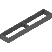 AMBIA-LINE  ramki do szuflady standardowej, do LEGRABOX/MERIVOBOX, stal, dł.=550 mm, szerokość=100 mm