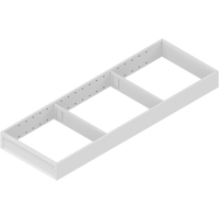 AMBIA-LINE  ramki do szuflady standardowej, do LEGRABOX/MERIVOBOX, stal, dł.=600 mm, szerokość=200 mm