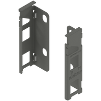 Uchwyt drewnianej ścianki tylnej LEGRABOX, wys. M (106 mm), prawy+lewy