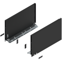 Bok szuflady LEGRABOX, wysokość F (241 mm), dł.=400 mm, lewy/prawy, do LEGRABOX pure