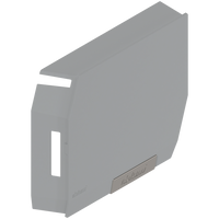 AVENTOS HK-S do małych frontów uchylnych, Zaślepka siłownika, z zamontowaną małą zaślepką, praw.