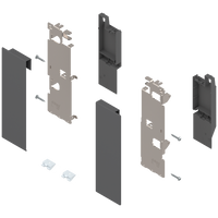 Mocowanie frontu LEGRABOX , wys. C, do szuflady wewnętrznej z relingiem, lewe/prawe, do LEGRABOX free