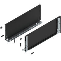 Bok szuflady LEGRABOX (za korpusem), wysokość F (241 mm), dł.=600 mm, lewy/prawy, do LEGRABOX pure
