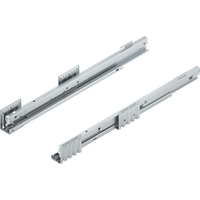 Prowadnica MERIVOBOX, 70 kg, dł. NL=550 mm, Specjalna pozycja haków, prawy+lewy