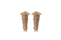 Narożnik wewn. do listwy przypodłogowej Hi Line 23,4x75mm 1kpl=2szt Cezar Dąb Newada Matowe