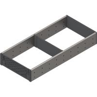 ORGA-LINE wkład z przegródkami (częściowe wypełnienie), do szuflady standardowej TANDEMBOX, dł. NL=450 mm, szer. korpusu KB=350 mm, szer.=194 mm