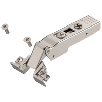 CLIP top zawias do ram alumin. 120°，Drzwi nakładane, bez sprężyny, puszka: na wkręty