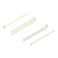 METABOX bok N (54 mm), Częściowy wysuw, 25 kg, dł.=400 mm, wersja na wcisk, lewy/prawy