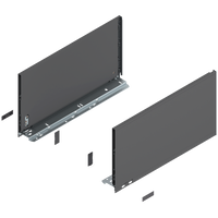 Bok szuflady LEGRABOX, wysokość F (241 mm), dł.=450 mm, lewy/prawy, do LEGRABOX pure