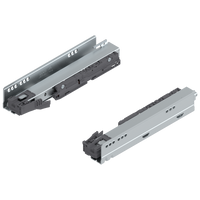 Prowadnica korpusu LEGRABOX Zint. BLUMOTION / odpowiedni do TOB / odpowiedni do SERVO-DRIVE, pełny wysuw, 40 kg, dł.=270 mm, lewa/prawa