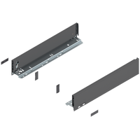 Bok LEGRABOX, wysokość M (90.5 mm), dł.=450 mm, lewy/prawy, do LEGRABOX pure