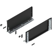 Bok szuflady LEGRABOX (za korpusem), wysokość C (177 mm), dł.=450 mm, lewy/prawy, do LEGRABOX pure