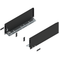 Bok szuflady LEGRABOX, wysokość K (128.5 mm), dł.=400 mm, lewy/prawy, do LEGRABOX pure