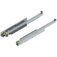 MOVENTO z TIP-ON, pełny wysuw, prowadnica, 40 kg, dł.=600 mm, wymaga sprzęgła, lewa/prawa