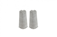 Narożnik zewn. do listwy przypodłogowej Hi Line 23,4x75mm 1kpl=2szt Cezar Dąb Szary Jasny Matowe