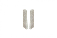 Zaślepki para do listwy przypodłogowej Hi Line 23,4x75mm 1kpl=2szt(L+P) Cezar Jesion Santiago Matowe