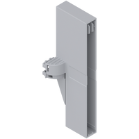 ORGA-LINE uchwyt listwy poprzecznej, do szuflady z wysokim frontem TANDEMBOX intivo, wysokość L, lewy, prawy