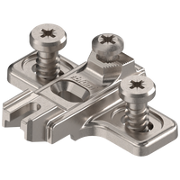 MODUL prowadnik, krzyżakowy, 3 mm, Cynk, na zamontowane wkręty EURO , RW: otwór podłużny