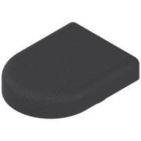 Zawias do drzwi szklanych-zaślepka puszki, w formie-D