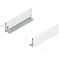 Bok szuflady LEGRABOX, wysokość K (128.5 mm), dł.=400 mm, lewy/prawy, do LEGRABOX pure