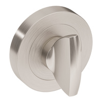 Szyld drzwiowy PLT24, okrągły, WC, nikiel szczotkowany GAMET PLT24-WC-G7-BL