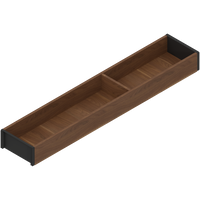 AMBIA-LINE  ramki do szuflady standardowej, do LEGRABOX/MERIVOBOX, w opcji drewnopodobnej, dł.=550 mm, szerokość=100 mm