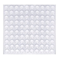 Odbojniki samoprzylepne 8x2mm, przezroczyste, blister 100szt, GAMET