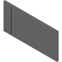 AMBIA-LINE listwa poprzeczna, do LEGRABOX/MERIVOBOX do szuflady z wysokim frontem (ZC7F400RSP), tworzywo