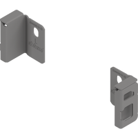 Uchwyt drewnianej ścianki tylnej MERIVOBOX, wys. N (82,5 mm), prawy+lewy