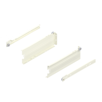 METABOX bok M (86 mm), Częściowy wysuw, 25 kg, dł.=270 mm, wersja na wcisk, lewy/prawy