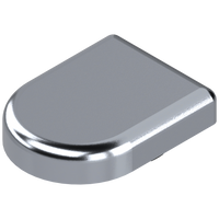 Zawias do drzwi szklanych-zaślepka puszki, w formie-D