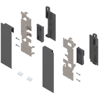 Mocowanie frontu LEGRABOX , wys. C, do szuflady wewnętrznej z elementami dekoracyjnymi, lewe/prawe, do LEGRABOX free