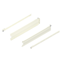 METABOX bok M (86 mm), Częściowy wysuw, 25 kg, dł.=500 mm, wersja na wcisk, lewy/prawy